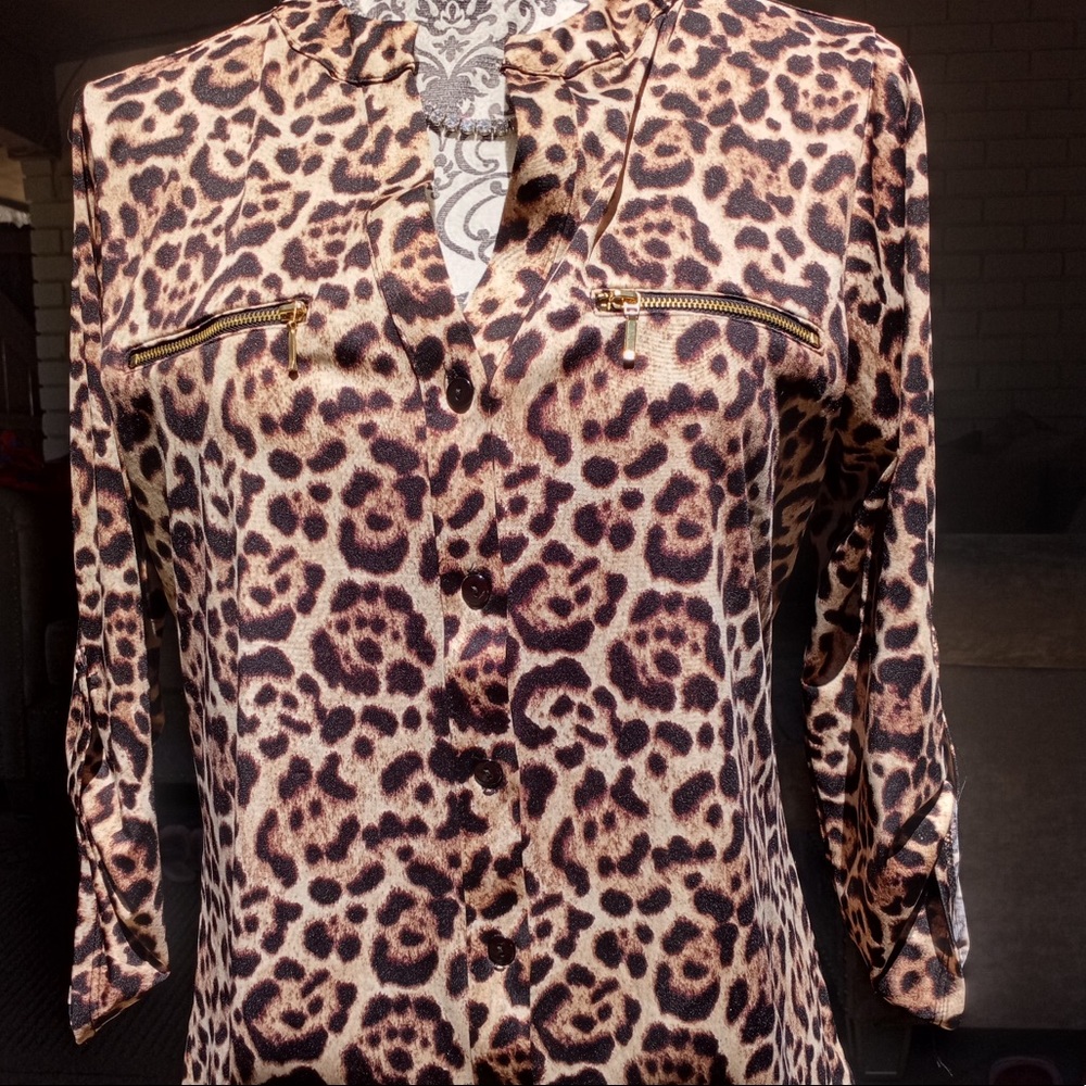 Business casual cheetah print
